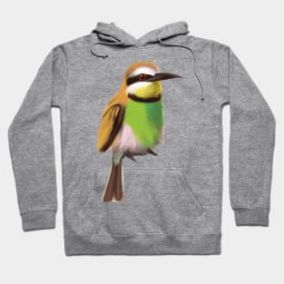 Cute Bee-Eater Drawing Hoodie